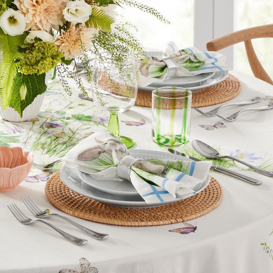 Floral Meadow Round Tablecloth West Elm Australia